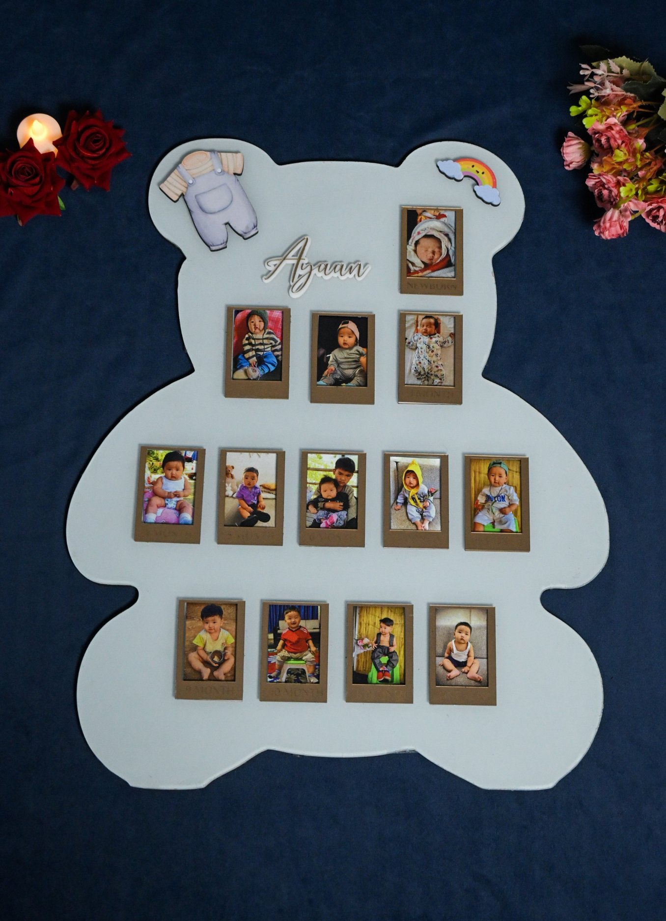 Baby Photo Board-Teddy Shape - Image 3